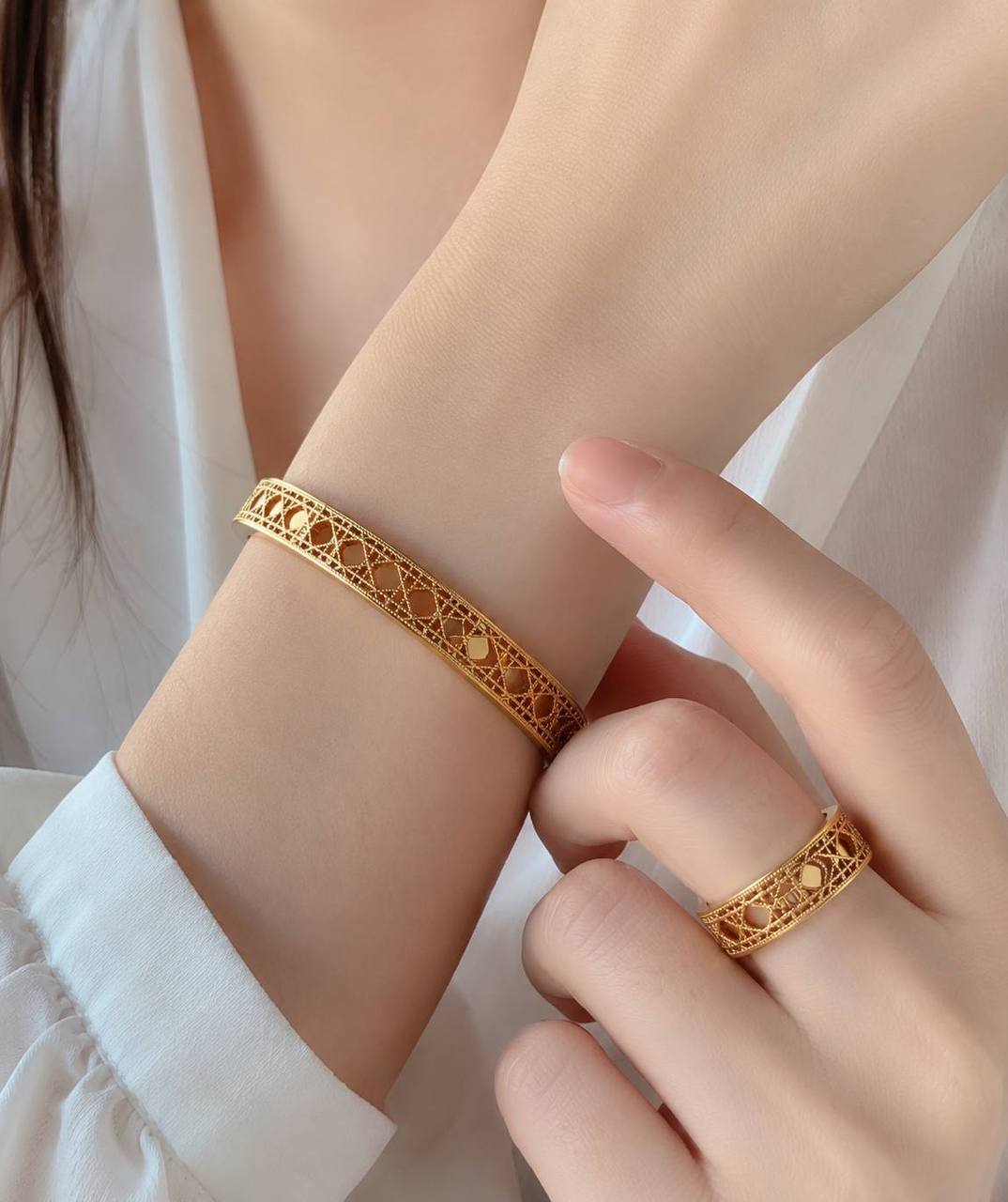 Bracelet et Bague Dior