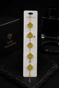 Gourmette Vancleef Jaune