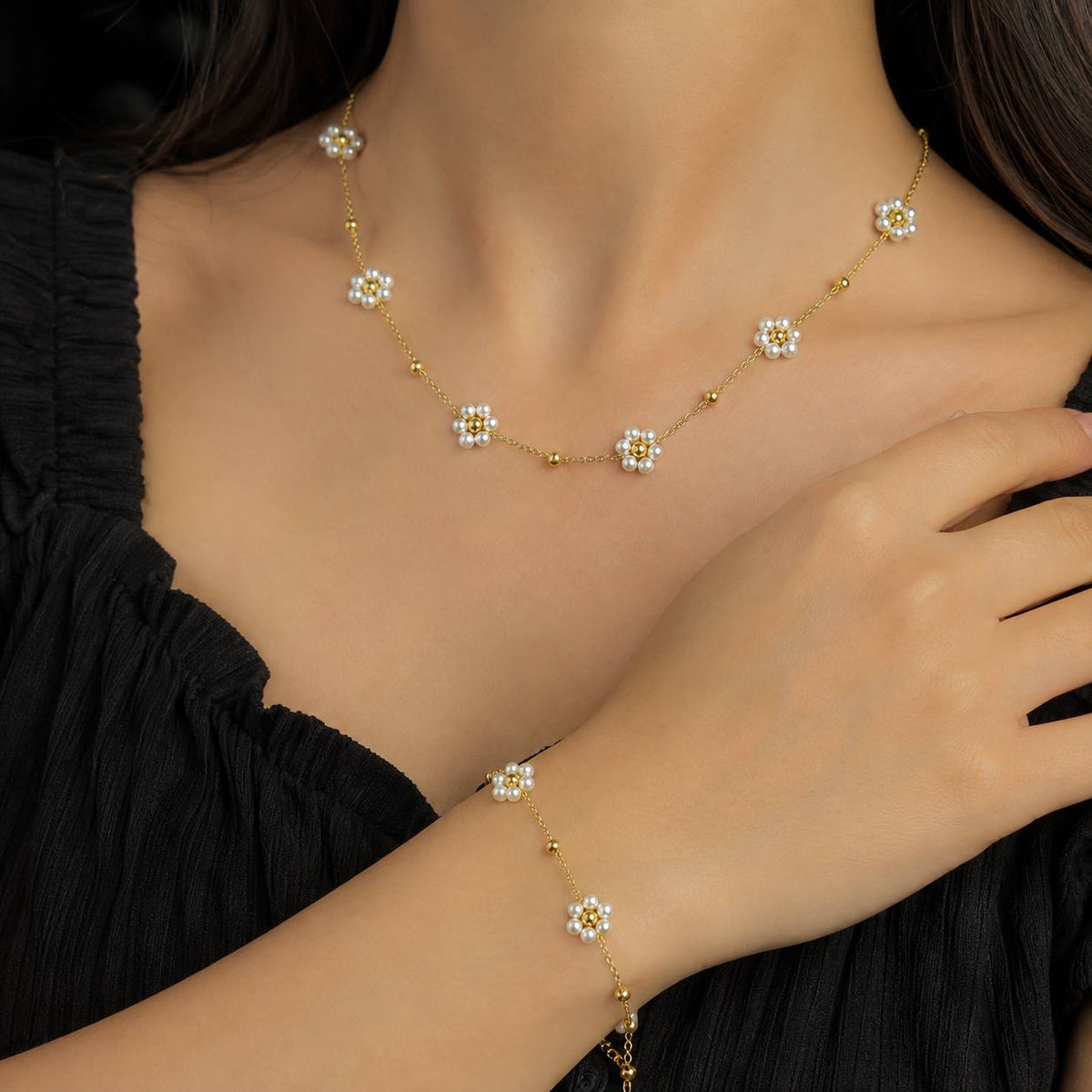 Parure Fleur 2PCS