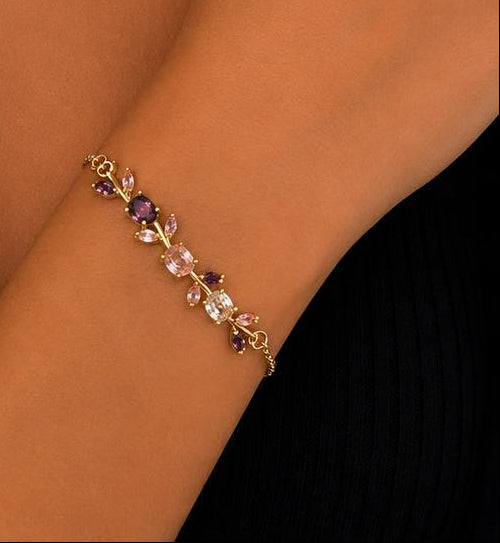 Collier et gourmette tulip