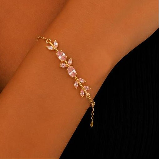 Collier et gourmette tulip