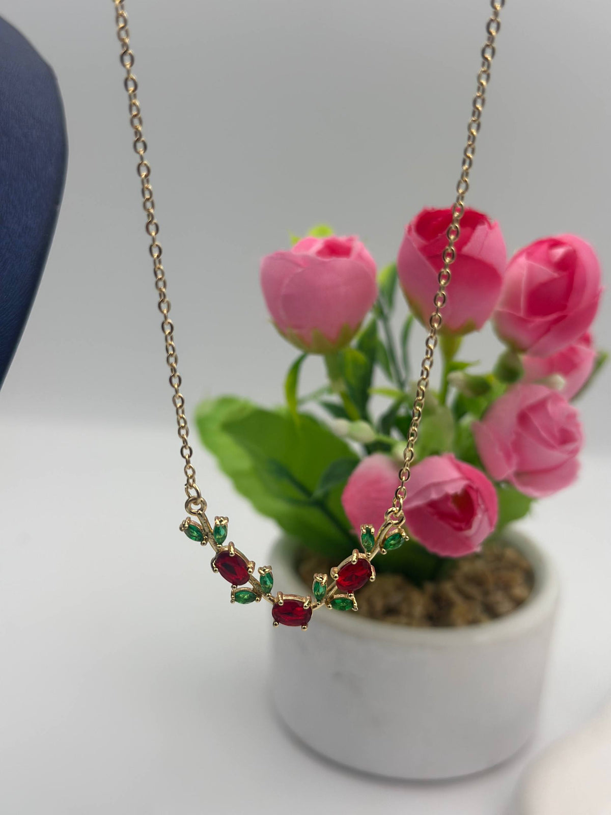 Collier et gourmette tulip