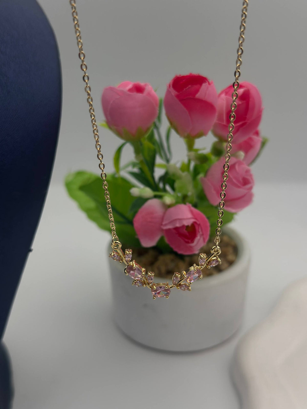 Collier et gourmette tulip