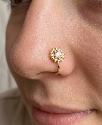 FAUX PERCING POUR NEZ 👃ET OREILLE 👂