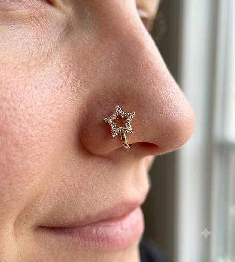 FAUX PERCING POUR NEZ 👃ET OREILLE 👂