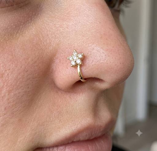 FAUX PERCING POUR NEZ 👃ET OREILLE 👂