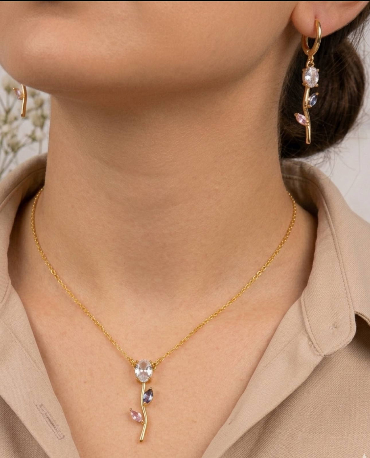 PARURE TULIPE 2 PCS